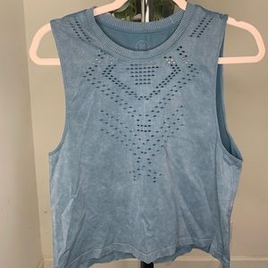 Sage Collective laser cut active tank